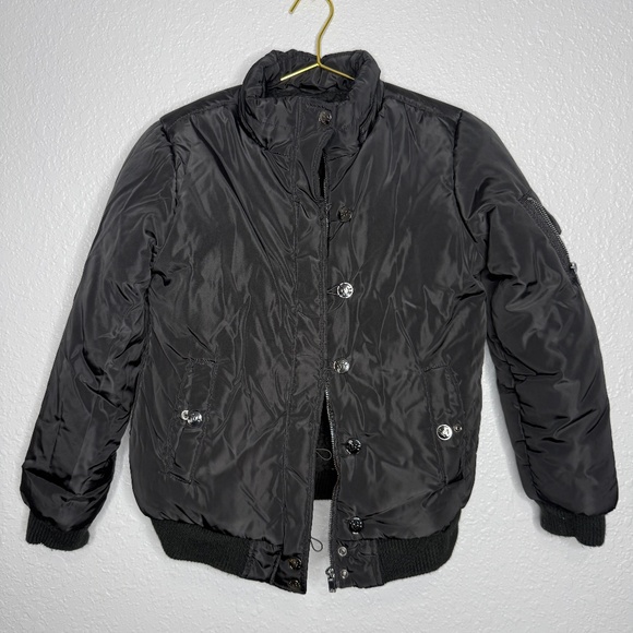 Justice Other - Justice Girl's black winter‎ puffer Jacket / Coat
